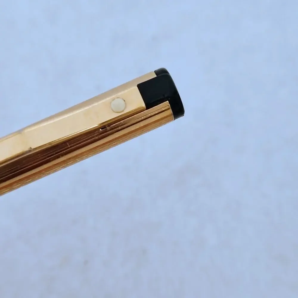 Vintage Sheaffer Gridded Gold Electroplated Ballpoint Twist Pen USA Made Office